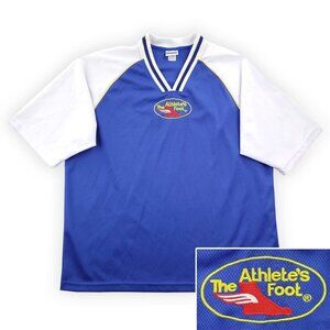 Athlete's Foot Vintage Jersey Shirt Breathable Mesh Baggy Uniform Men's 2XL